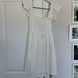 Francesca’s ruffle sleeve dress